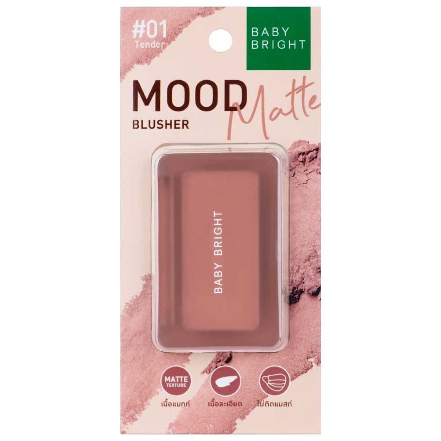 Baby Bright Mood Matte Blusher 4.5g. 01 Tender