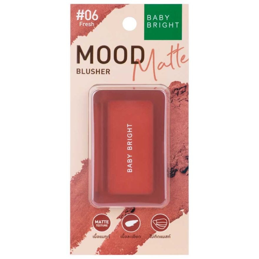 Baby Bright Mood Matte Blusher 4.5g. 06 Fresh