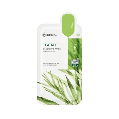 Mediheal Mediheal Teatree Essential Mask 1'S แผ่นมาสก์หน้า อ่อนโยน ลดสิว