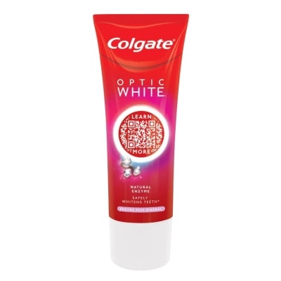 Colgate Colgate Toothpaste Optic White Enzyme Plus Mineral 80 G. ช่วยให้ฟันดูขาวขึ้น