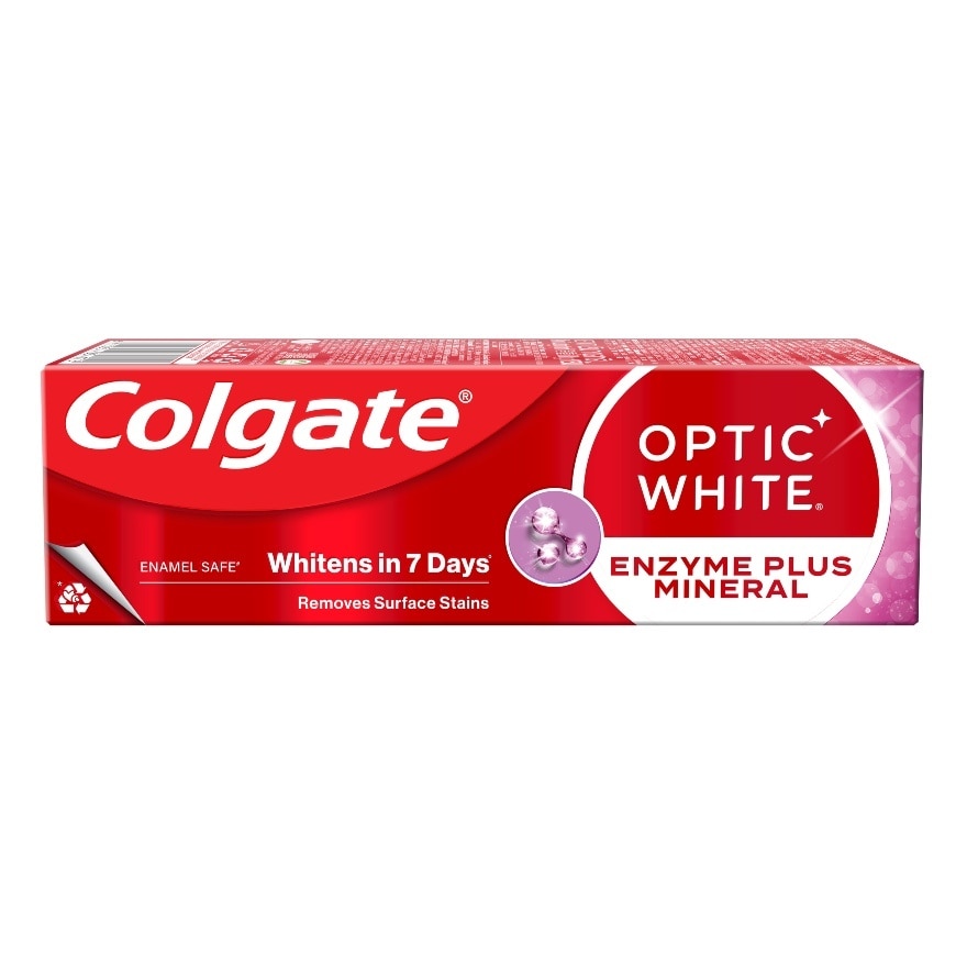 Colgate Toothpaste Optic White Enzyme Plus Mineral 80 G.