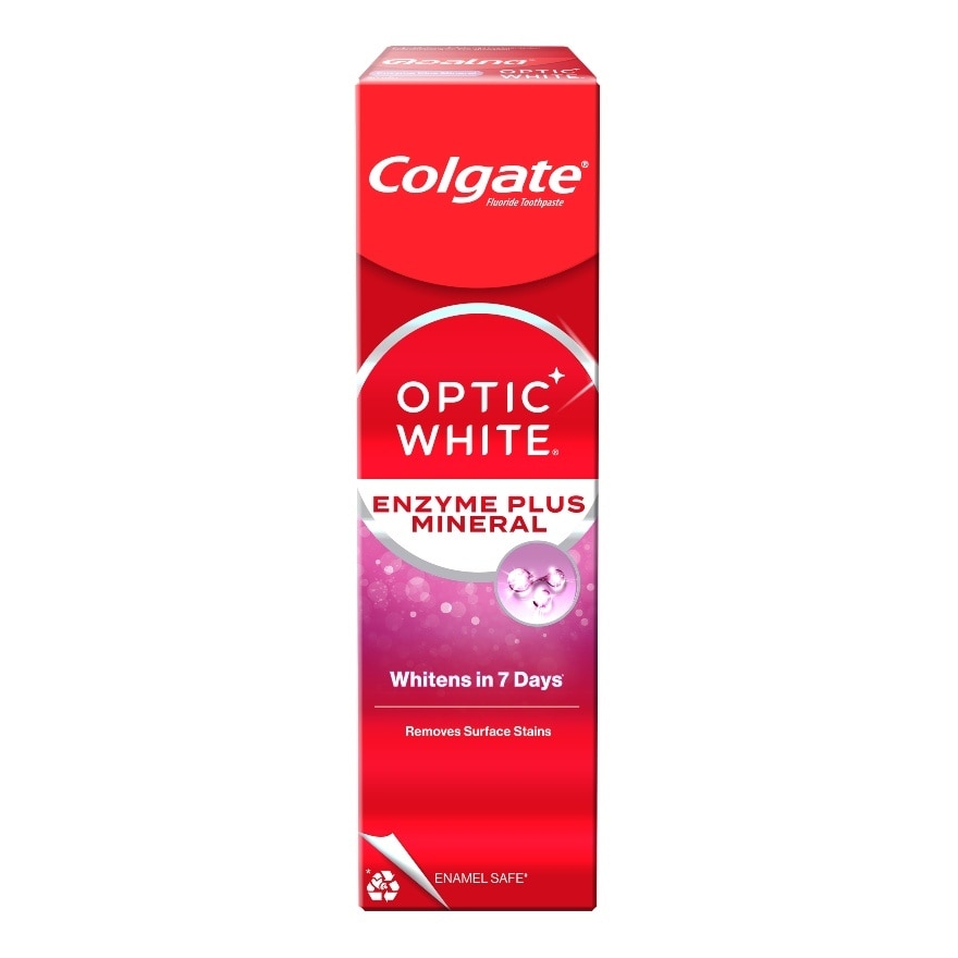 Colgate Toothpaste Optic White Enzyme Plus Mineral 80 G.