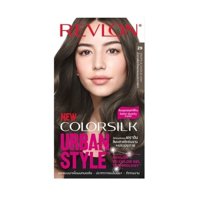 Revlon Revlon Colorsilk Urban Style No.29 Truffle Choco Ash น้ำตาลซ็อกโกแลตหม่นประกายเทา ทำส