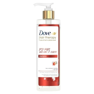 Dove Dove Hair Therapy Shampoo Pro-Age All-in-1 Care 380 Ml. เพื่อผมดูหนา สุขภาพดี อ่อนเยา