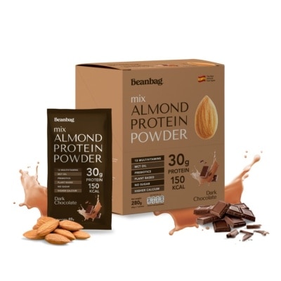 Beanbag Beanbag Mix Almond Protein Powder Dark Chocolate Flavor 280 g. (40g. x 7 Sachets)