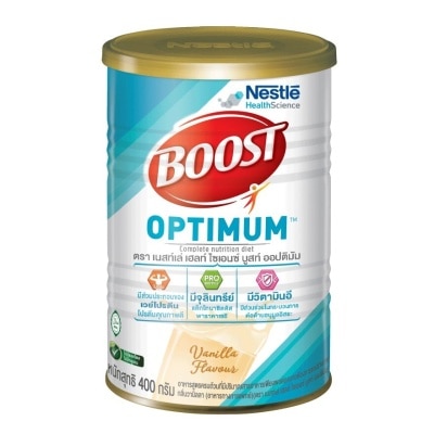 Nestle Health Science Nestle Boost Optimum Complete Nutrition Diet 400g (Vanilla Favour)limit 12 pcs/order