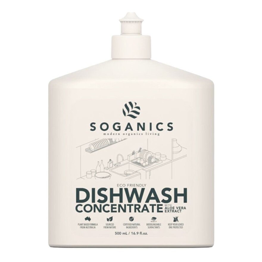 SOGANICS Dishwashing Liquid - Aloe Vera 500mL