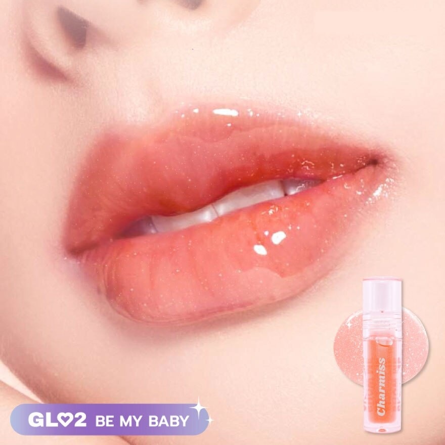 Charmiss Show Me Your Love Glitter Lip Gloss 2.5g. GL02 Be My Baby