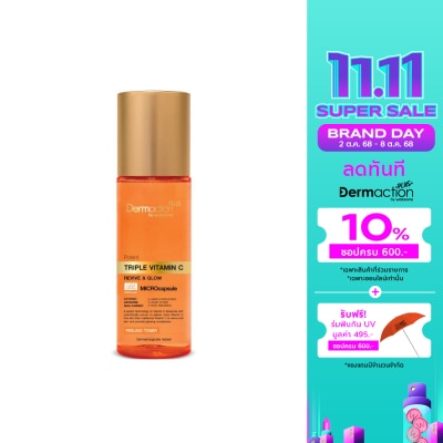 Dermaction Plus by Watsons Potent Triple Vitamin C Peeling Toner 100ml