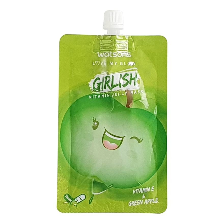 Watsons Girlish Vitamin Jelly Mask Vitamin E and Green Apple