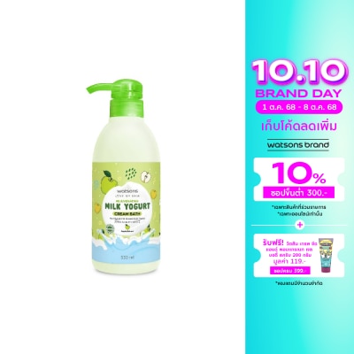 WATSONS วัตสัน รีจูวีเนทติ้ง มิลค์ โยเกิร์ต ครีม บาธ 530มล
