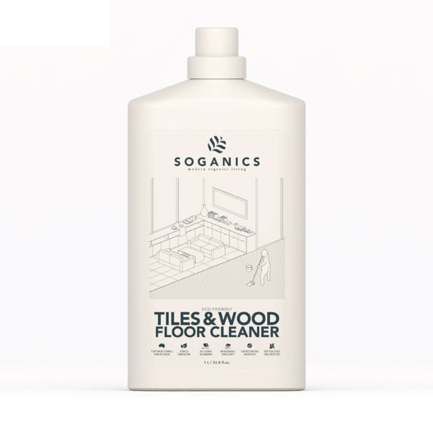 SOGANICS Tile Wood Floor Cleaner - Eucalyptus 1L image