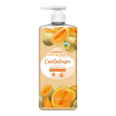 Watsons Watsons Love My Skin Cantaloupe Scented Cream Body Wash 700ml.