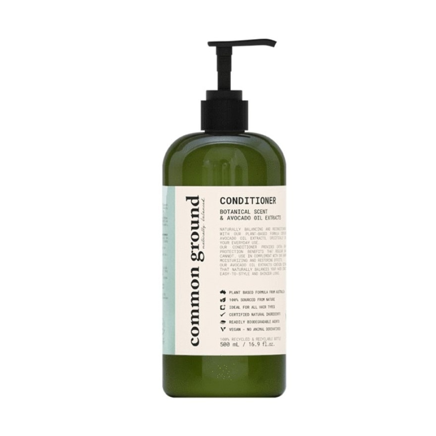 Common Ground Naturally Balanced  Recondition Conditioner 500 ml. Botanical Scent  Av