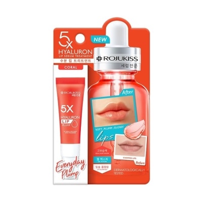 Rojukiss Rojukiss 5X Hya Coral Lip Serum Treatment 10 Ml. ลิปเซรั่ม บำรุงริมฝีปาก