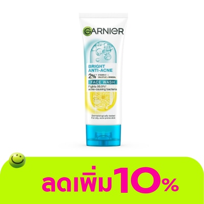 Garnier - Garnier Bright Anti-Acne Face Wash 100 Ml.