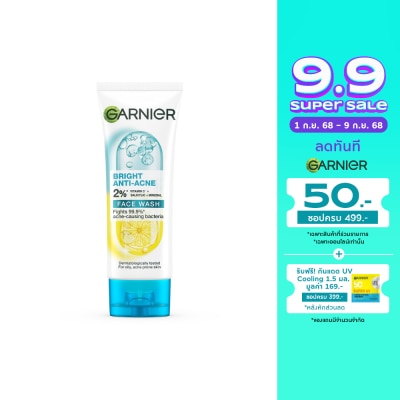 Garnier Garnier Bright Anti-Acne Face Wash 100 Ml.