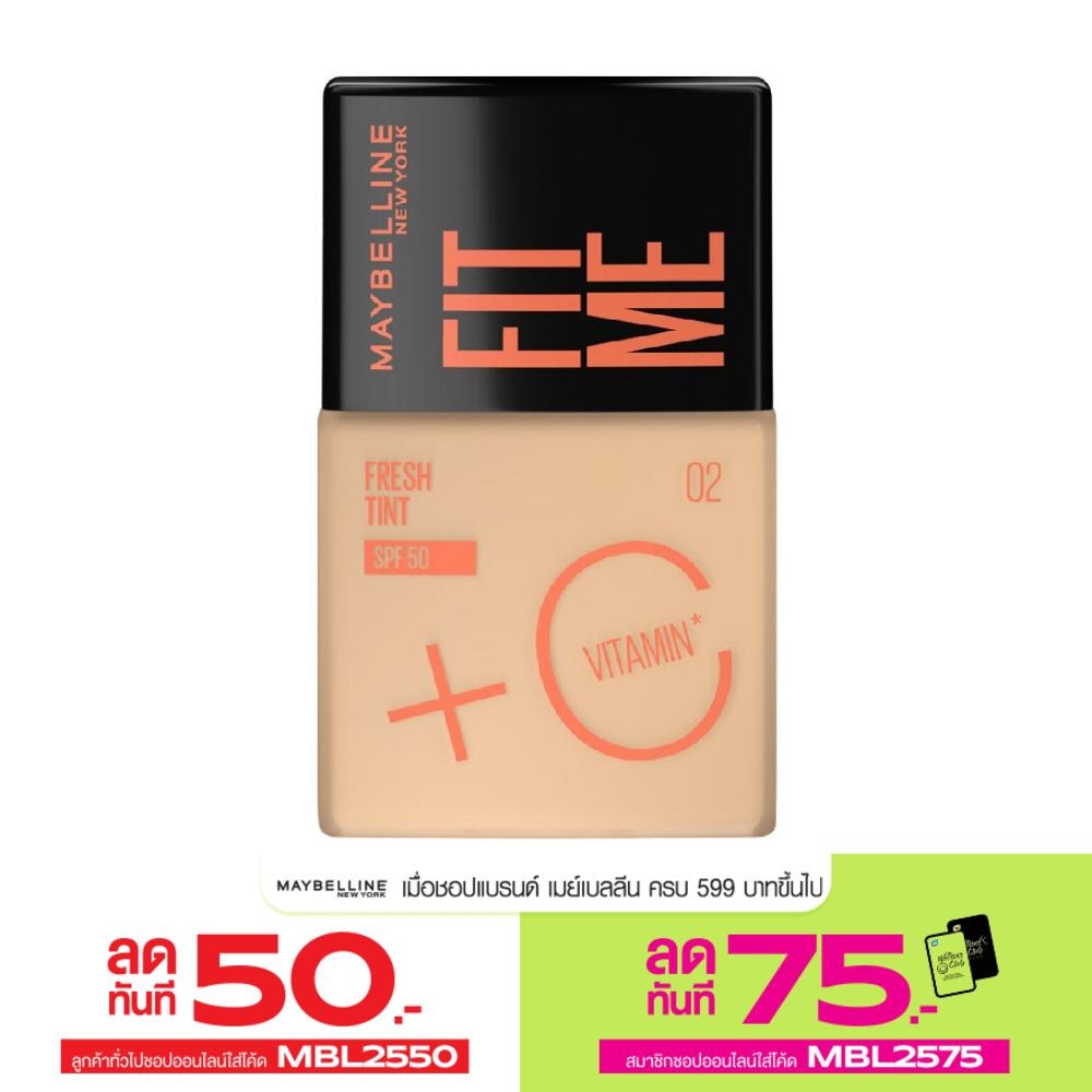 Maybelline Fit Me Fresh Tint SPF50 30g. 02