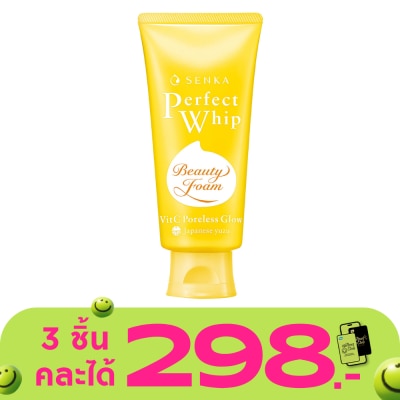 Senka - เซนกะ เพอร์เฟ็ค วิป วิตซี พอร์เลส โกลว์ 100 กรัม วิปโฟมล้างหน้า