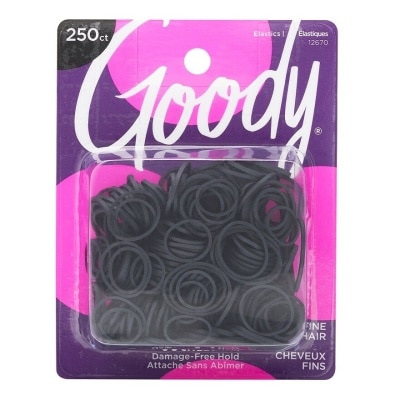 Goody Goody Women'S Classic Rubberband Black 250'S ยางรัดผม จัดแต่งทรงผม