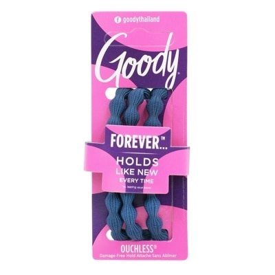 Goody กู๊ดดี้ ยางรัดผมรุ่น Forever น้ำเงิน 3 ชิ้น ยางรัดผม จัดแต่งทรงผม