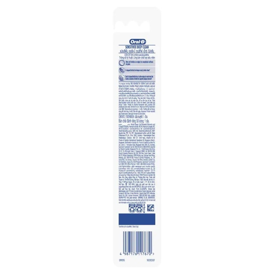 Oral-B SensitiveX Deep Clean 1'S (Mix Color)