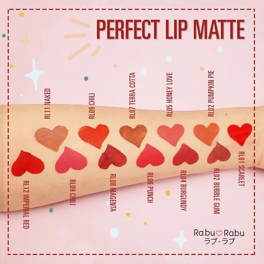 Rabu Rabu Perfect Matte Liquid Mini Lip 5ml. 09 Chili