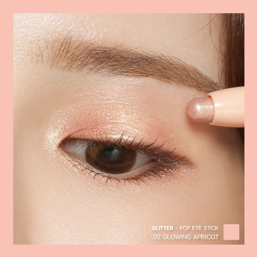 เมลินดา กลิตเตอร์ ป๊อป อาย สติ๊ก 1.5ก. 02 โกลว์อิง แอพริคอท