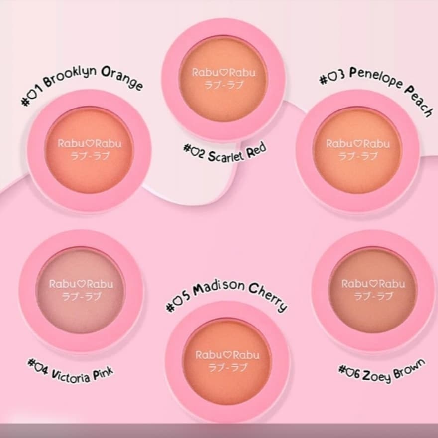 Rabu Rabu Cheek Blush 4g. 03 Penelope Peach