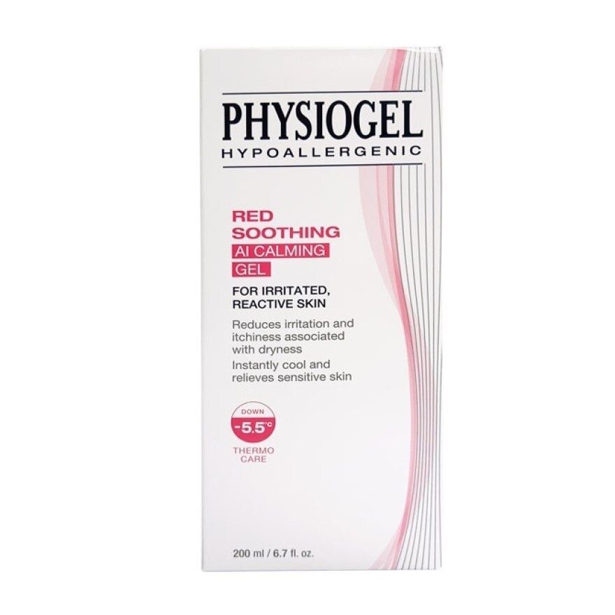 Physiogel Red Soothing AI Calming Gel 200 ml. Gel for irritated and reactive skin