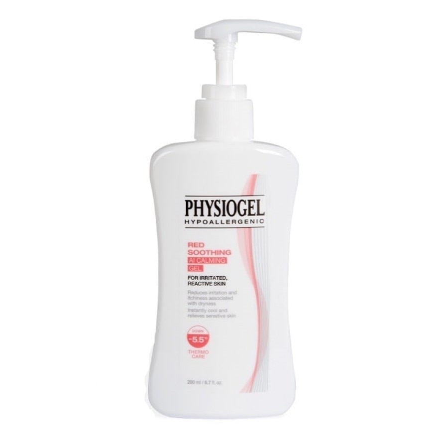 Physiogel Red Soothing AI Calming Gel 200 ml. Gel for irritated and reactive skin