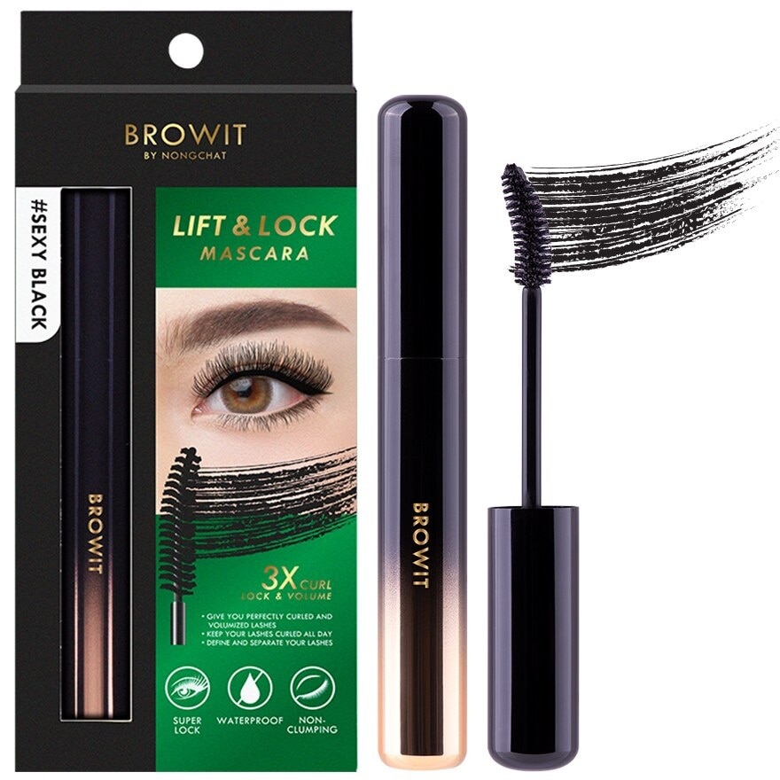 Browit Lift  Lock Mascara 6g. Sexy Black