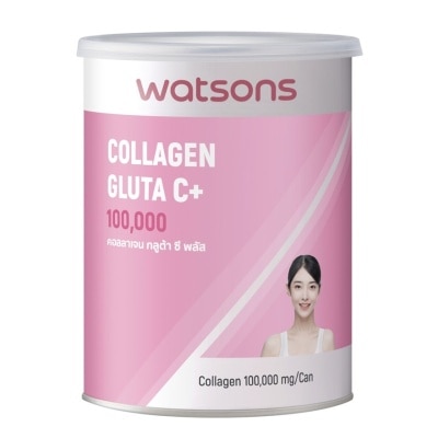 WATSONS วัตสัน คอลลาเจน กลูต้า ซี พลัส (ผลิตภัณฑ์เสริมอาหาร) 100000 มก.