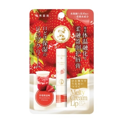 Mentholatum Mentholatum Melty Cream Lip Strawberry Cheezo 3.3 G. ลิปบาล์ม บำรุงริมฝีปาก