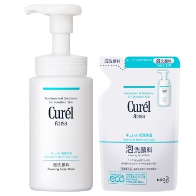 Curel - คิวเรล อินเทนซีฟ มอยส์เจอร์ แคร์ โฟมมิ่ง130มล+คิวเรล อินเทนซีฟ มอยส์เจอร์ แคร์ โฟมมิ่ image