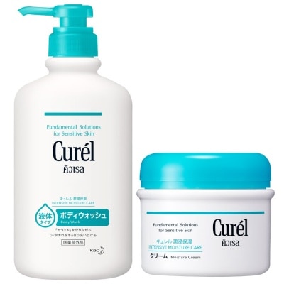 Curel - คิวเรล อินเทนซีฟ มอยส์เจอร์ แคร์ บอดี้ วอช 420มล, คิวเรล อินเทนซีฟ มอยส์เจอร์ ครีม 90 image