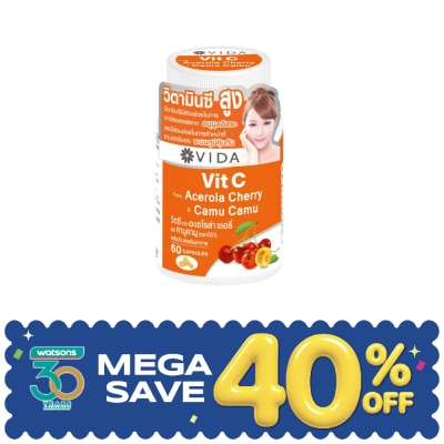Vida - Vida Vit C Acerola Cherry Camu Camu 60 Capsules image