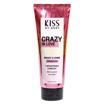 Kiss My Body Kiss My Body Bright  Shine Perfume Lotion Crazy In Love 226 G. โลชั่นน้ำหอม