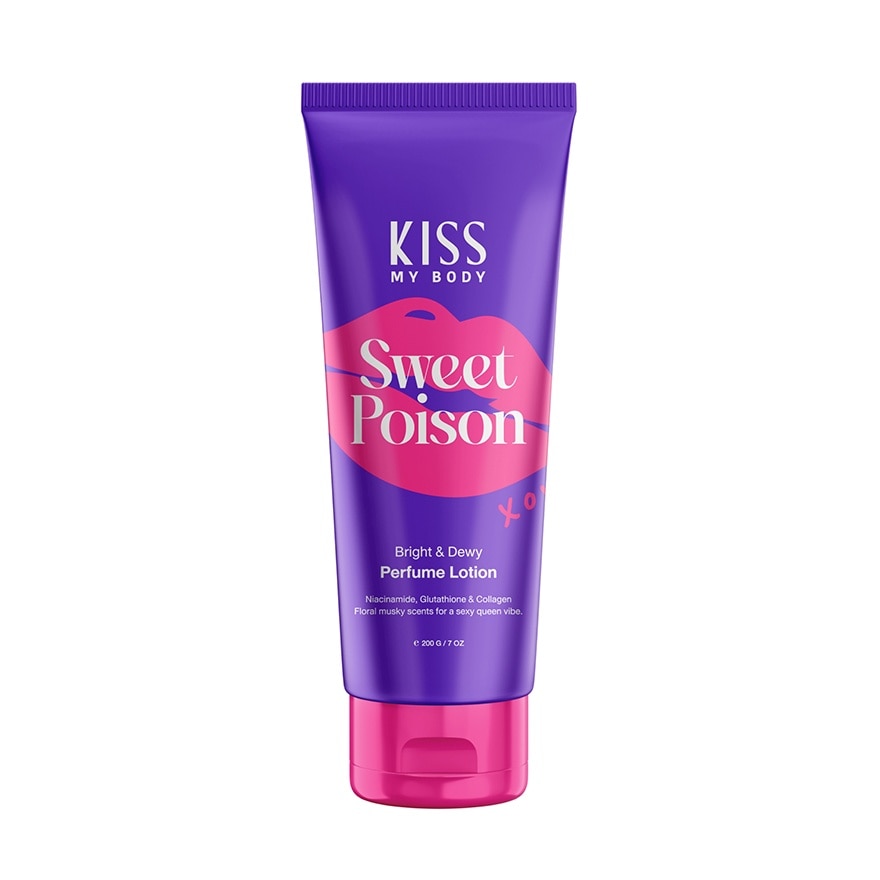 Kiss My Body Bright  Shine Perfume Lotion Sweet Poison 226 G. โลชั่นน้ำหอม
