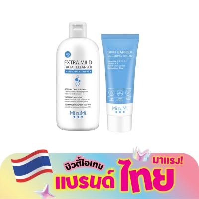 Mizumi - Mizumi Extra Mild Skin Barrier Set (Cleanser 100 ml. + Soothing Cream 45 g.)
