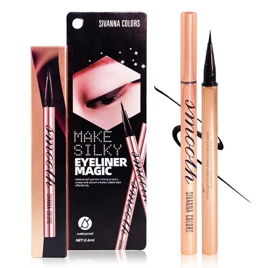 Sivanna Sivanna Make Silky Eyeliner Magic 0.6ml. Black