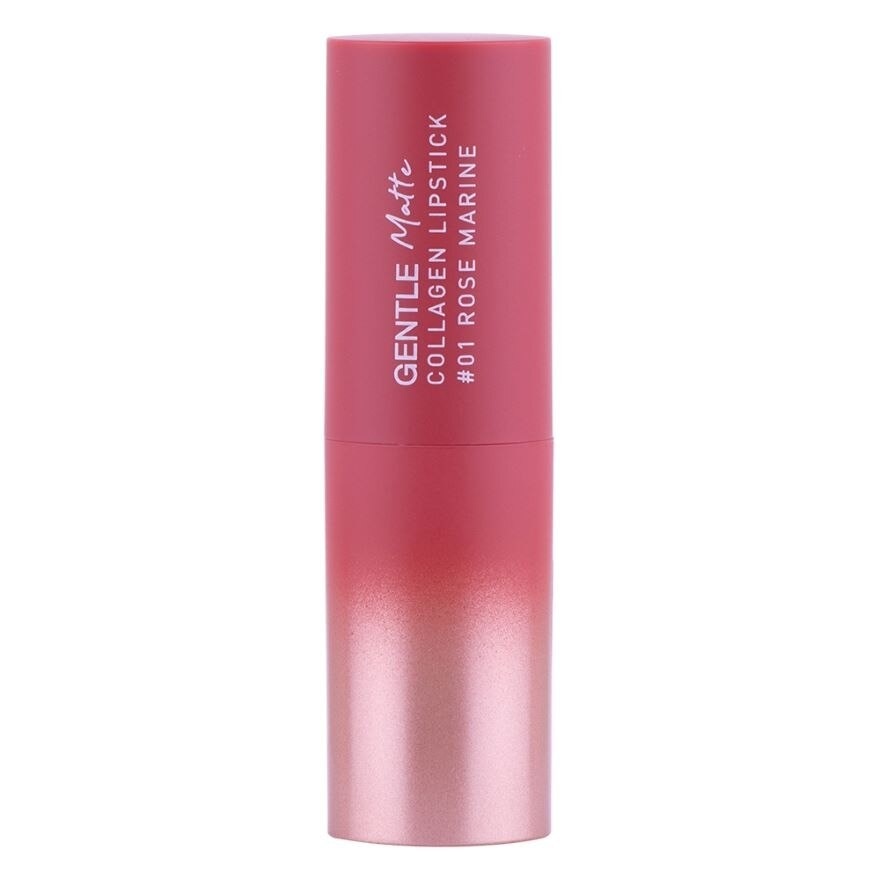 Baby Bright Gentle Matte Collagen Lipstick 3.7g. 01 Rose Marine