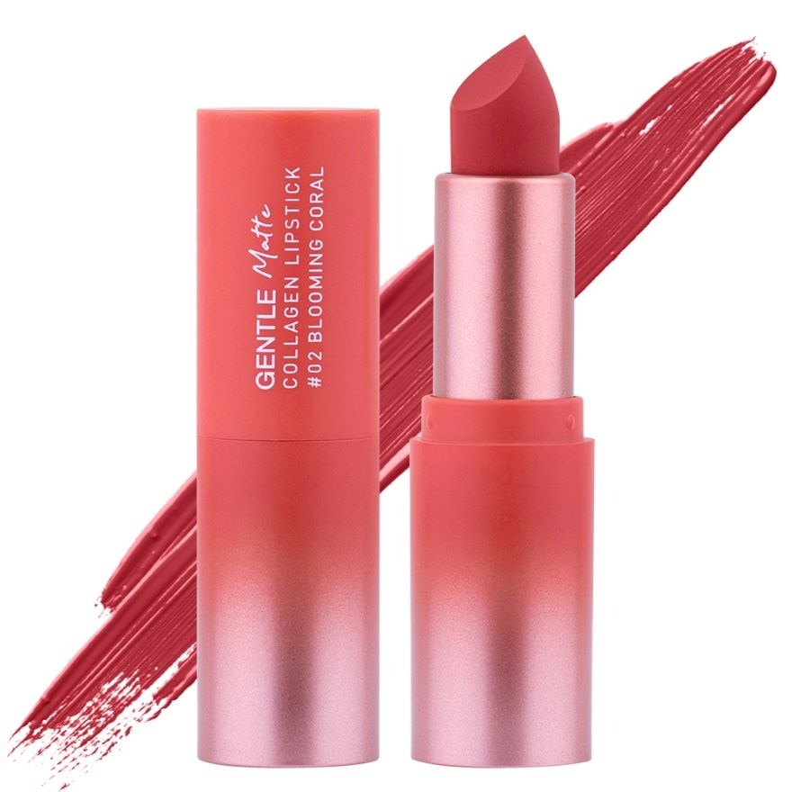 เบบี้ ไบรท์ เจนเทิล แมท คอลลาเจน ลิปสติก 3.7ก. 02 บลูมมิ่ง คอรัล