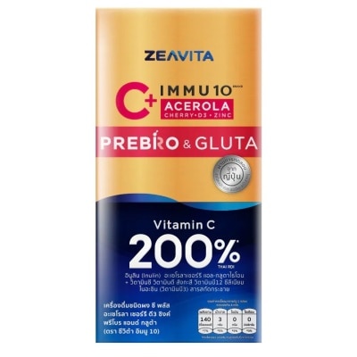 Zeavita Zeavita Immu 10 C Plus  Acerola Cherry D3 PreboGluta 8 Sachets