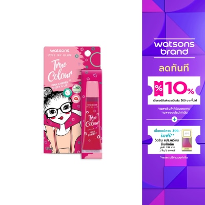 WATSONS วัตสัน ทรู คัลเลอร์ พิ้งค์ เชอร์รี่ ชีค แอนด์ ลิป 15มล