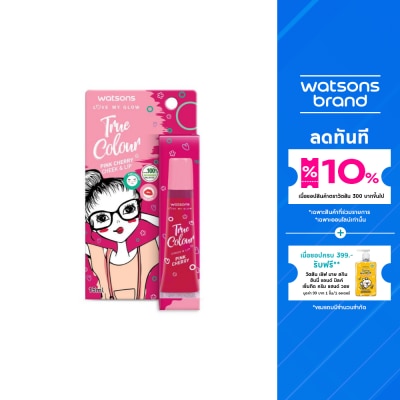 WATSONS วัตสัน ทรู คัลเลอร์ พิ้งค์ เชอร์รี่ ชีค แอนด์ ลิป 15มล