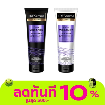 Tresemme Tresemme Color Radiance Repair For Bleached Hair Purple Shampoo 220 Ml.+Purple Condi image