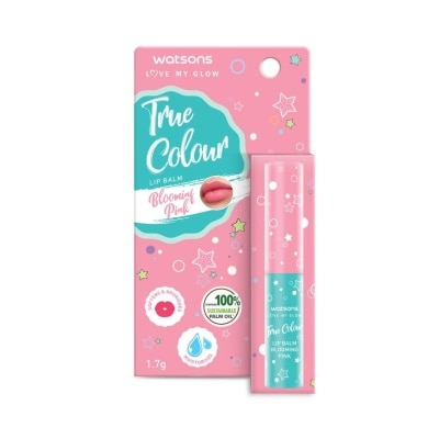 Watsons Watsons True Colour Blooming Pink Lip Balm 1.7g