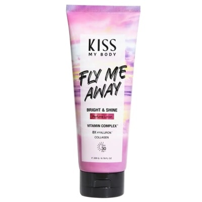 Kiss My Body คิส มาย บอดี้ ไบร์ท แอนด์ ชาย เพอร์ฟูม โลชั่น SPF30 PA+++ ฟลาย มี อะเวย์ 200 กรัม