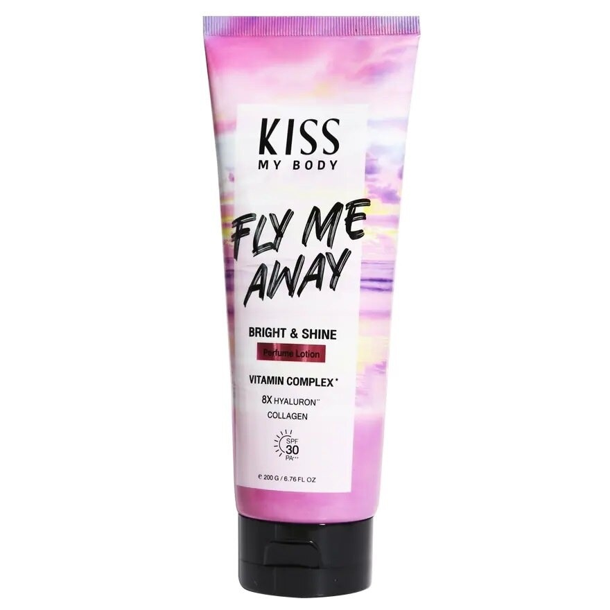 Kiss My Body Bright  Shine Perfume Lotion SPF30 PA+++ Fly Me Away 200 G. โลชั่นน้ำหอม